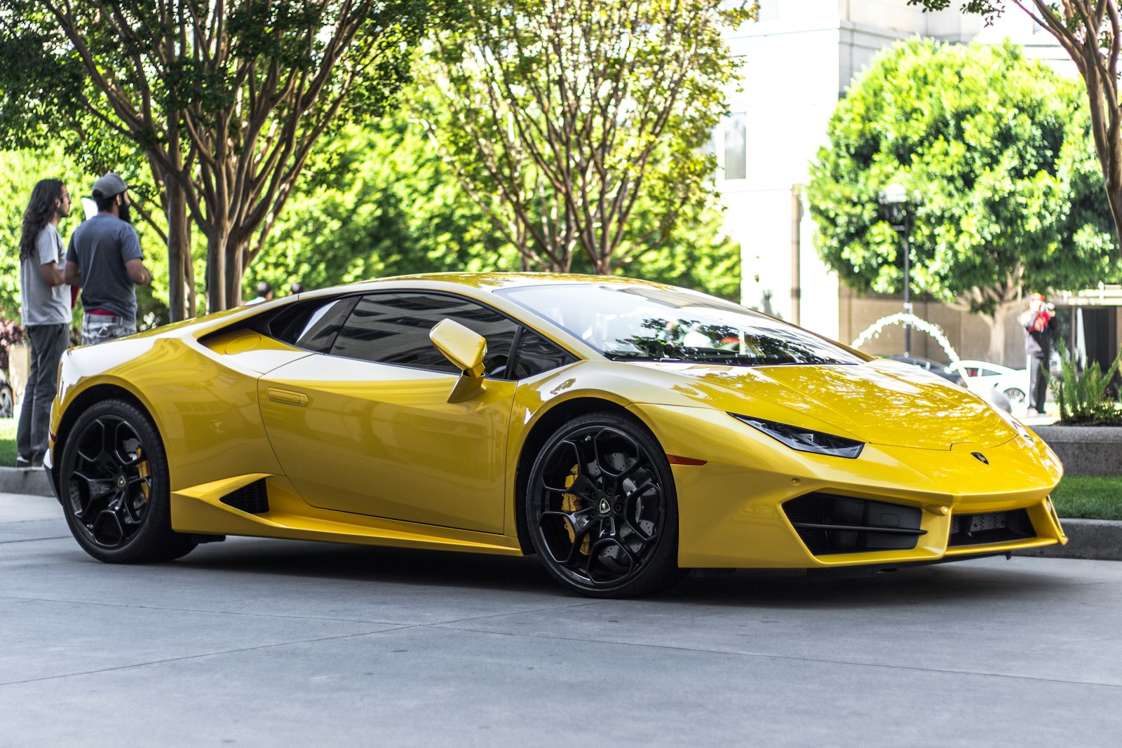 Yellow Lamborghini representing performance vehicles